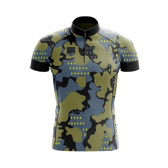 Camisa de Ciclismo GPX Camouflage - Masculina - Foto 1