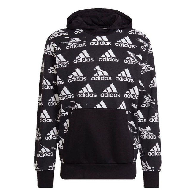 Blusão de Moletom com Capuz adidas Moletinho Essentials Brandlove - Masculino - Foto 1