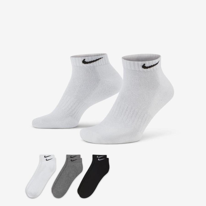 Meias Cano Curto Nike Everyday Cushioned - Adulto - Foto 1
