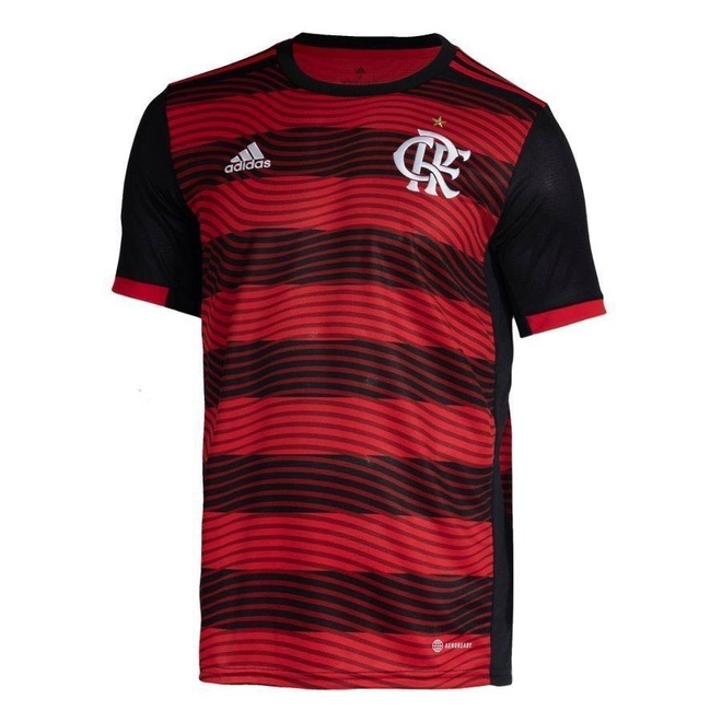 Camisa 1 CR Flamengo 22/23 adidas - Masculina - Foto 1