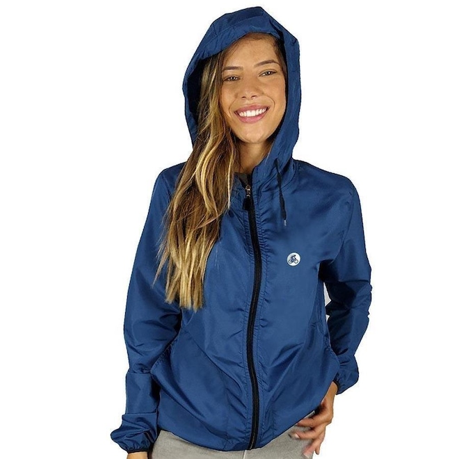 Jaqueta Corta Vento com Capuz Web Surf Shop Bike - Feminina - Foto 1