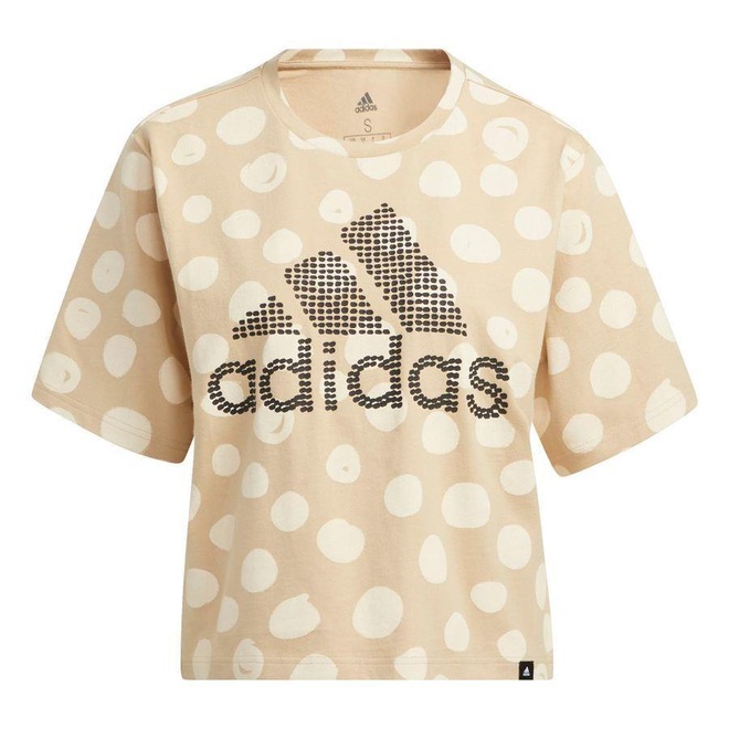 Blusa Cropped adidas Estampa Corrida FARM Rio - Feminina - Foto 1