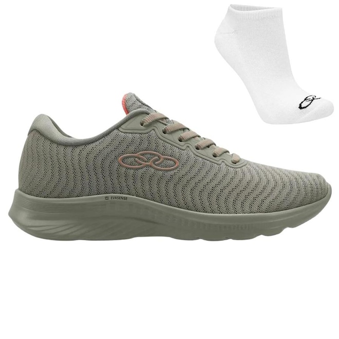 Tênis Olympikus Atmos + Par de Meias - Feminino - Foto 1