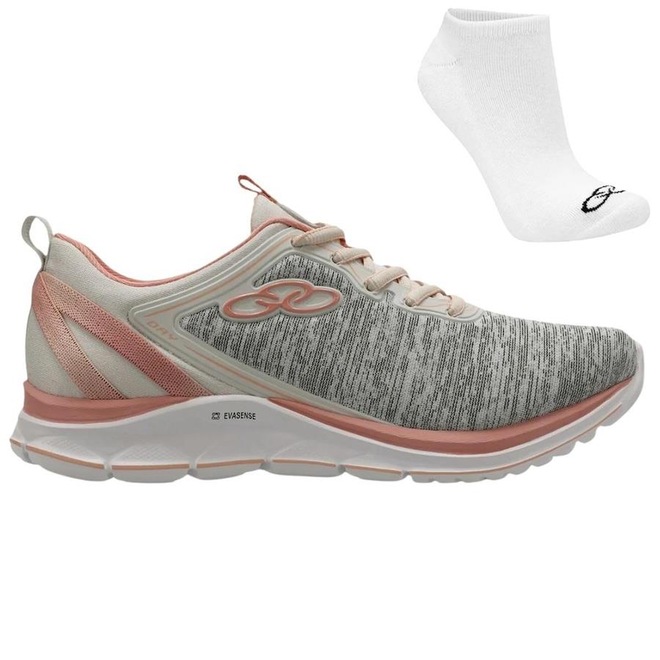 KIT TÊNIS OLYMPIKUS DAY + MEIA - FEMININO - Foto 1