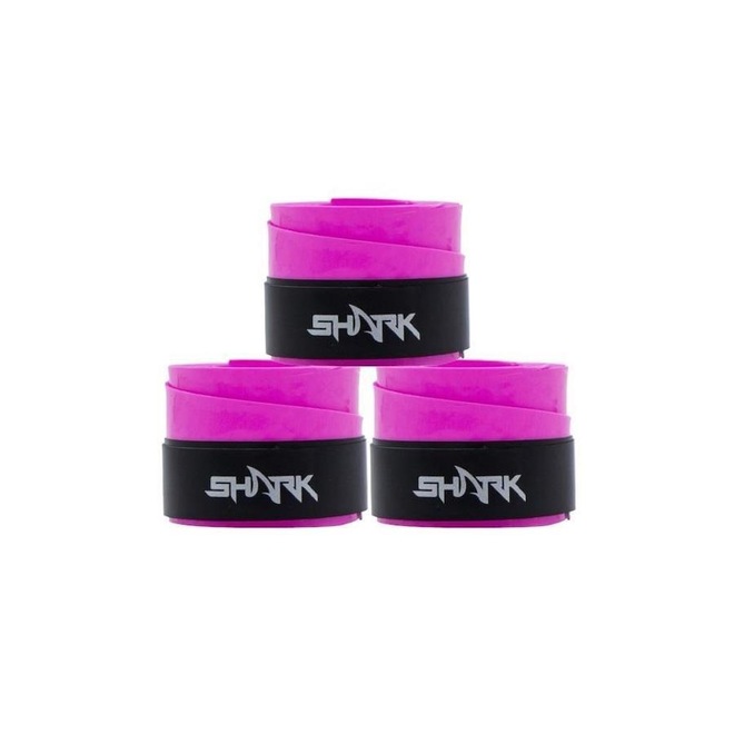 Overgrip Shark Raquete Pro Beach Tennis - 03 Unidades - Foto 1