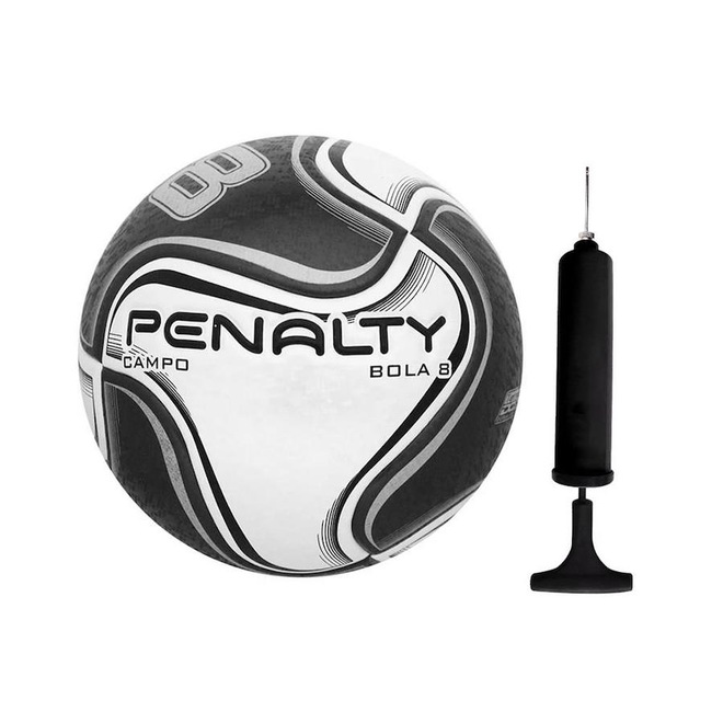 Bola de Futebol de Campo Penalty 8 X + Bomba de Ar - Foto 1