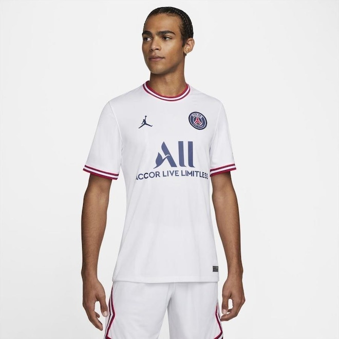 Camisa PSG IV 21/22 Nike Torcedor - Masculina - Foto 1