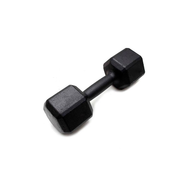 Dumbbell Sextavado Iniciativa Fitness Pintado - 18Kg - Unidade - Foto 1