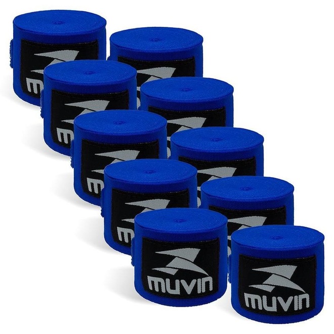 Kit de Bandagem Elástica Muvin - 5m - 5 Pares - Foto 1