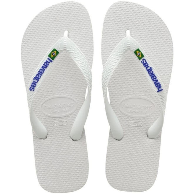 Chinelo Havaianas Brasil Logo Bandeira - Unissex - Foto 1