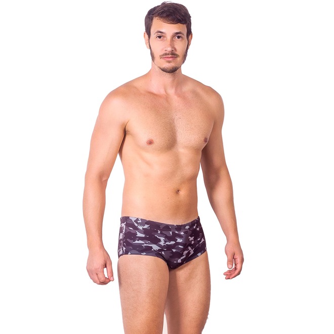 Sunga Kauna Camuflagem Noturna Proteção UV 50+ - Foto 1