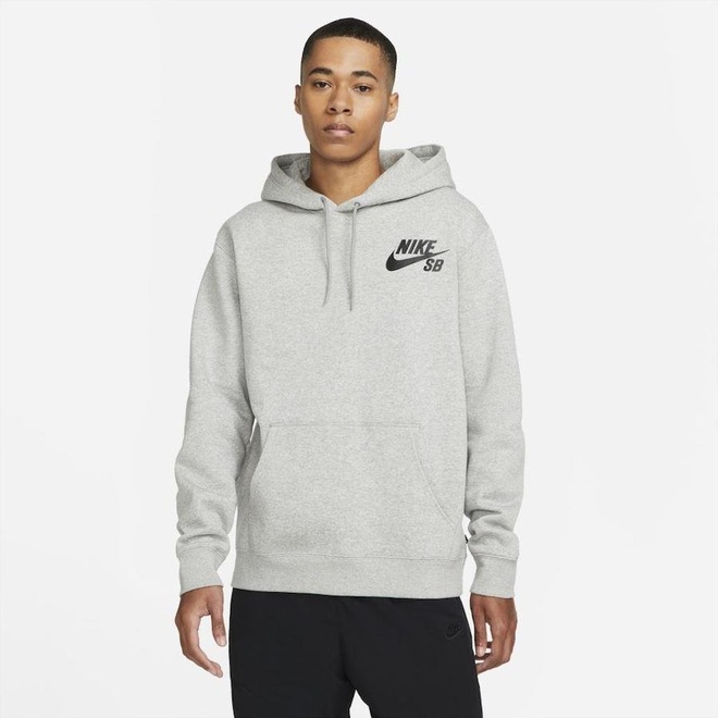 Blusão com Capuz Nike SB Icon Pullover Skate Hoodie - Unissex - Foto 1