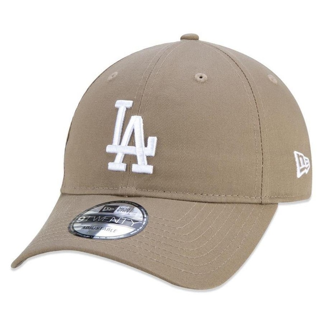 Boné Aba Curva New Era Los Angeles Dodgers 920 ST Permanente Caqui - Strapback - Adulto - Foto 1