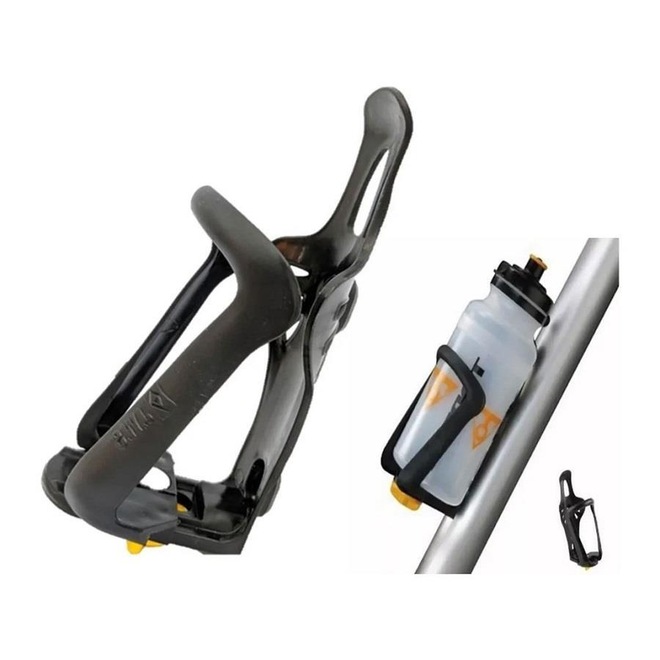 Suporte Garrafa Squeeze JWS Bicicleta Universal Policarbonato - Foto 1