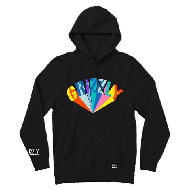 Blusão de Moletom com Capuz Grizzly Color Whell Hoodie - Masculino - Foto 1