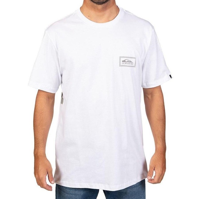 Camiseta Quiksilver Checker PKT - Masculina - Foto 1