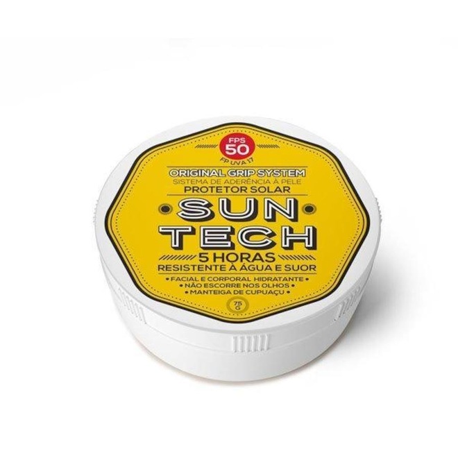 Protetor Solar Esportivo Suntech FPS 50 Embalagem 75g - Foto 1