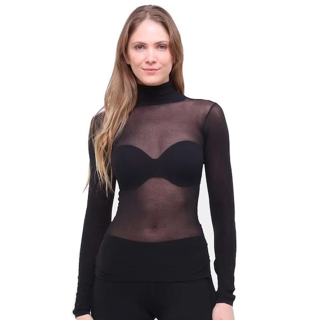 Camisa Selene Segunda Pele - Feminina - Foto 1