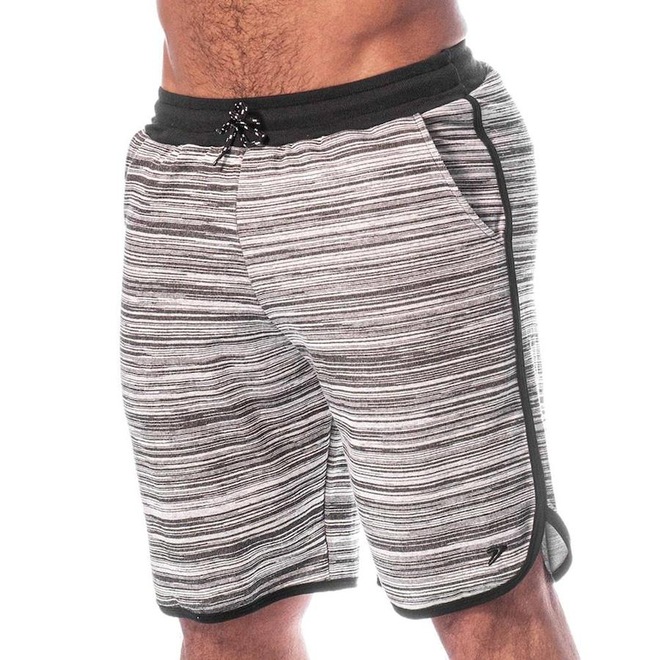 Bermuda Moletom Poker Steel - Masculina - Foto 1