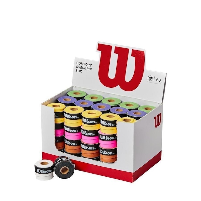 Caixa de Overgrip Wilson Ultra Wrap Box Colors - Foto 1