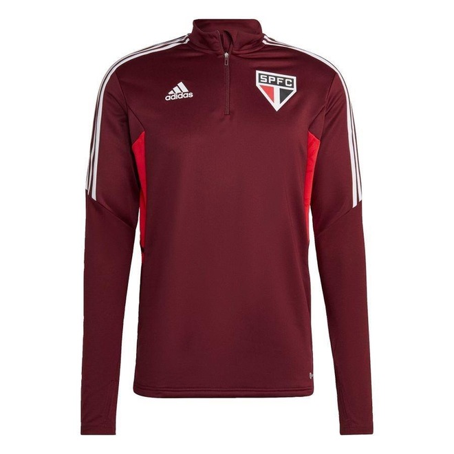 Jaqueta de Moletom Treino São Paulo FC Condivo 22 adidas - Masculina - Foto 1