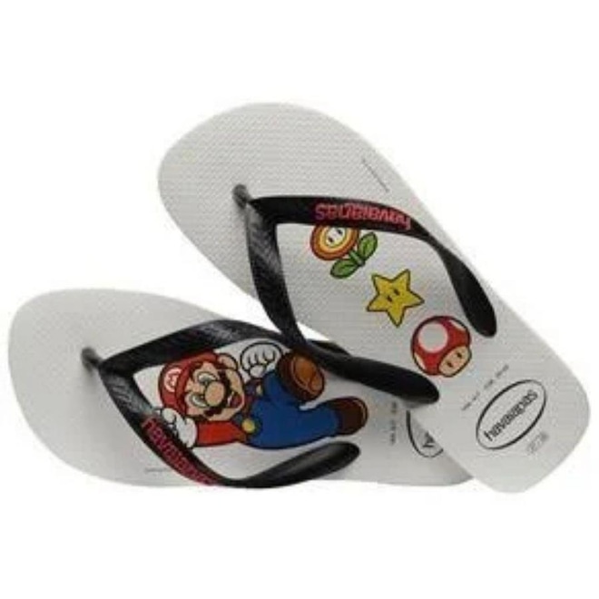 Chinelo Havaianas Mario Bros - Infantil - Foto 1