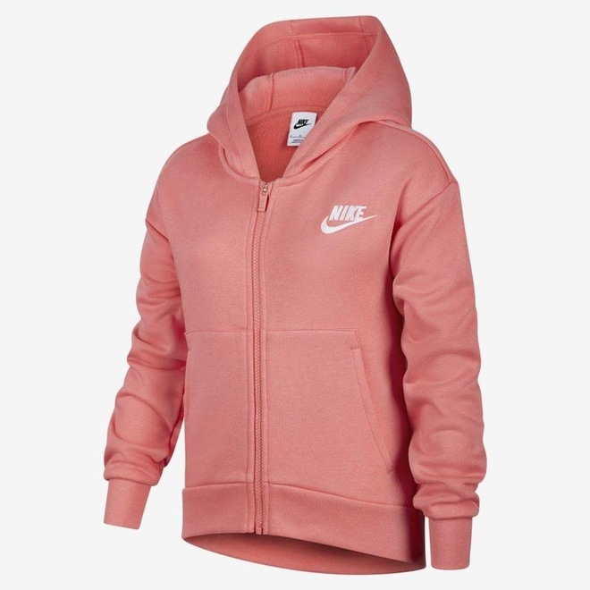 Jaqueta com Capuz Nike Sportswear Club Fleece - Infantil - Foto 1