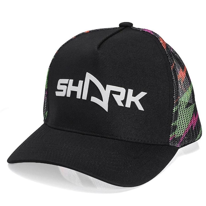 Boné Shark Tela Beach Unis - Trucker - Sntapback - Adulto - Foto 1