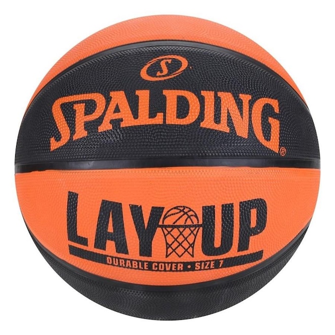 Kit Bola Basquete Spalding Lay-up + Bomba de Ar - Foto 1