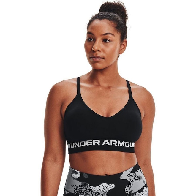 Top Fitness Under Armour Seamless Low Long Bra - Adulto - Foto 1
