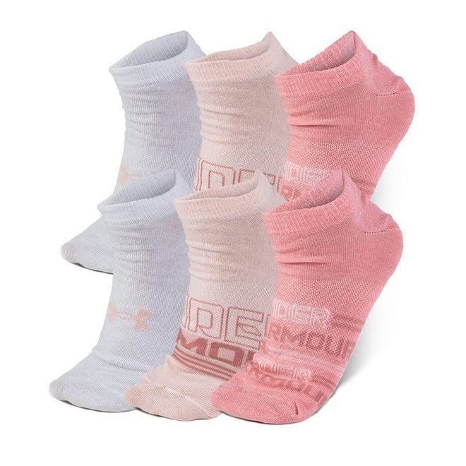 Kit Meias Invisível Under Armour Essentials - 6 Pares - Unissex - Foto 1