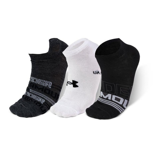 Kit de Meias Under Armour Cano Curto Essentials NS com 3 Pares - Adulto - Foto 1