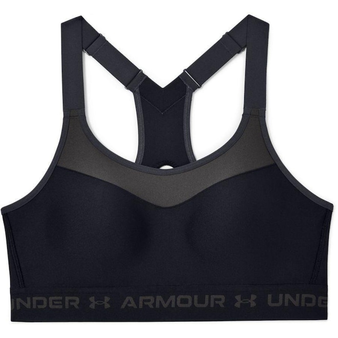 Top Fitness Under Armour High Crossback - Feminino - Foto 1