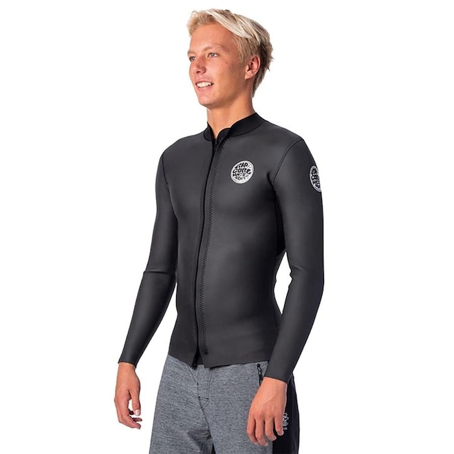 Jaqueta de Neoprene Rip Curl Dawn Patrol 1.5mm - Masculina - Foto 1