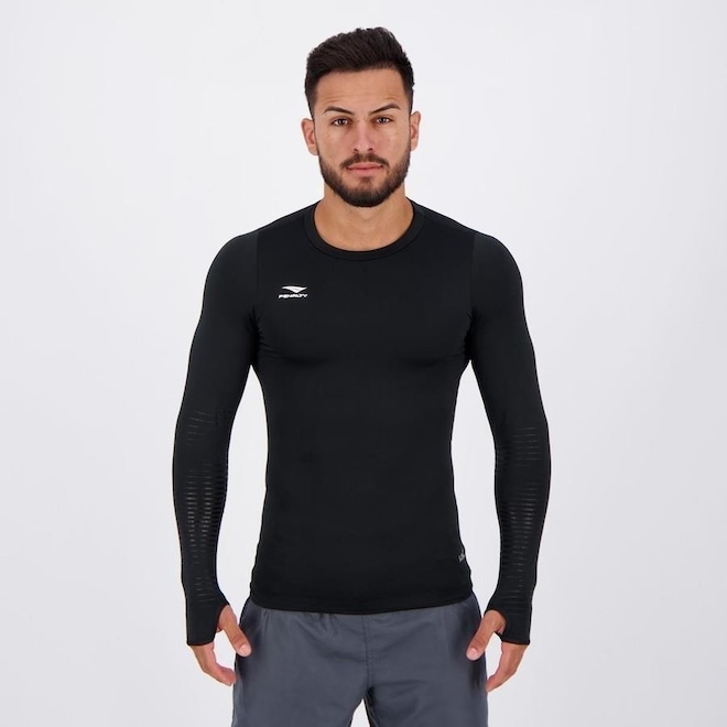 Camisa Térmica Manga Longa Penalty Delta Pro X Uv - Masculina - Foto 1