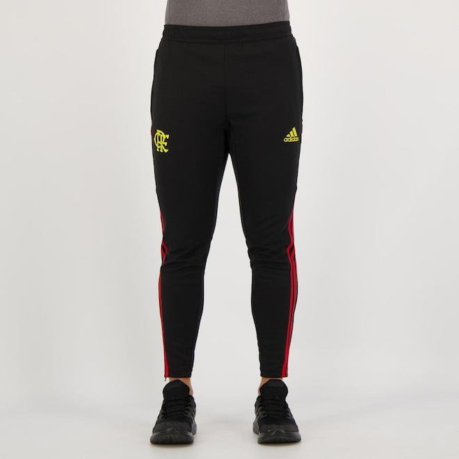 Calça adidas Flamengo Treino Viagem 2022 - Masculina - Foto 1