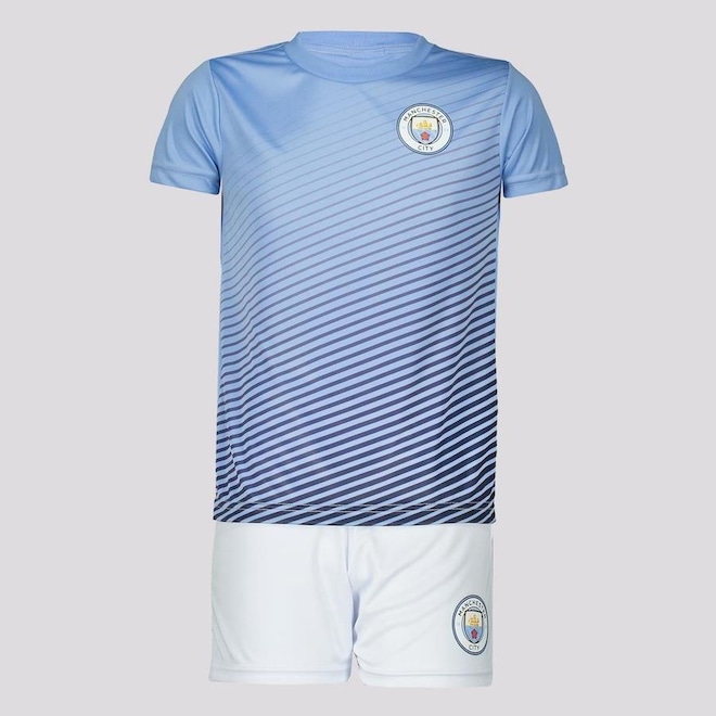 Kit de Uniforme do Manchester City Futfanatics 1894 - Infantil - Foto 1