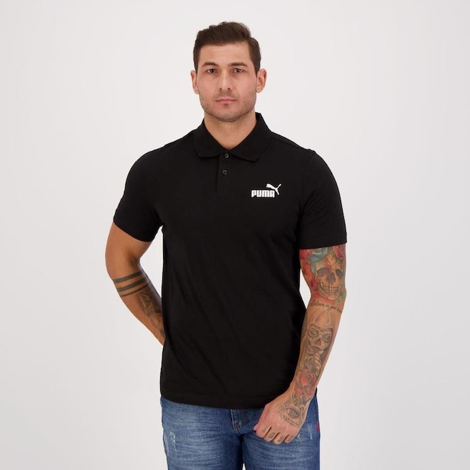 Camisa Polo Puma Basic - Masculina - Foto 1