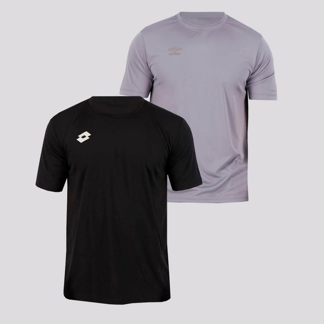 Kit de Camisetas Umbro + Lotto TWR Andreoli - Masculina - Foto 1