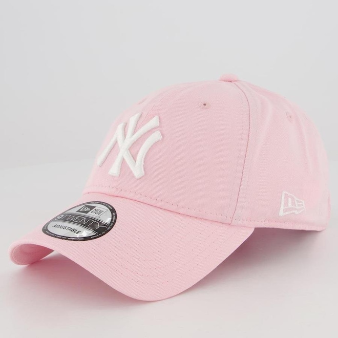 Boné Aba Curva New Era 920 New York Yankees ST Pastels Rosa - Strapback - Adulto - Foto 1