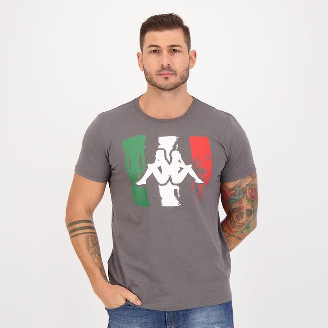 Camiseta Kappa Italia - Masculina - Foto 1