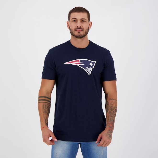 Camiseta New Era NFL New England Patriots Strike - Masculina - Foto 1