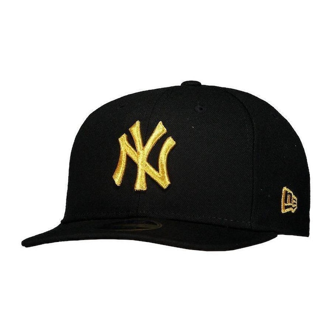 Boné Aba Reta New Era 9FIFTY New York Yankees MLB Gold- Snapback - Adulto - Foto 1