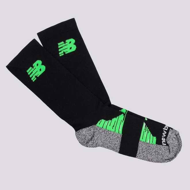 Meia New Balance Performance Run Cano Longo - Adulto - Foto 1