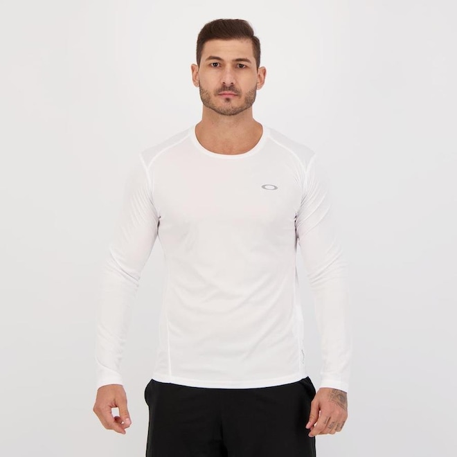 Camiseta Manga Longa Oakley Daily Sports - Masculina - Foto 1
