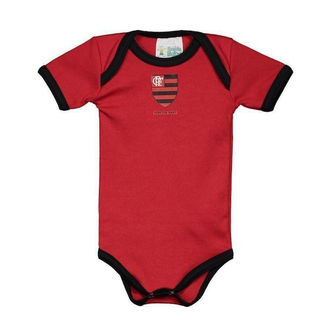 Body Flamengo Torcida Baby - Infantil - Foto 1