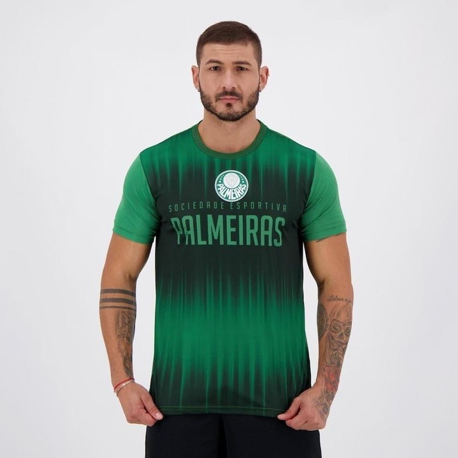 Camisa do Palmeiras Champion Estampada - Masculina - Foto 1