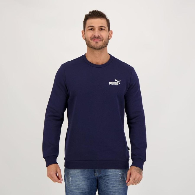 Blusão de Moletom Puma ESS Small Logo FL - Masculino - Foto 1