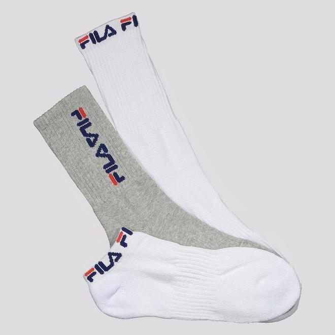 Kit Meia Fila 3 Pares Mix - Adulto - Foto 1