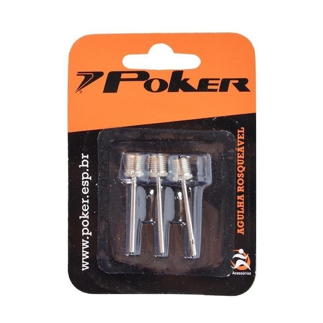Agulha Poker Rosqueável 3 Peças - Foto 1